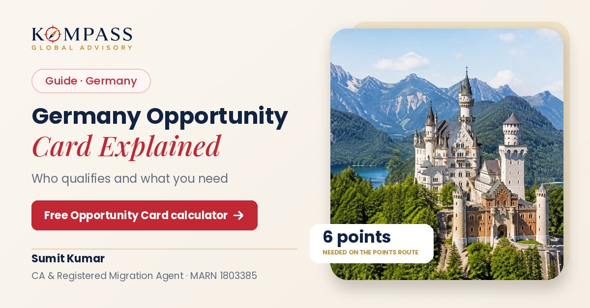 Germany Opportunity Card job search visa explained