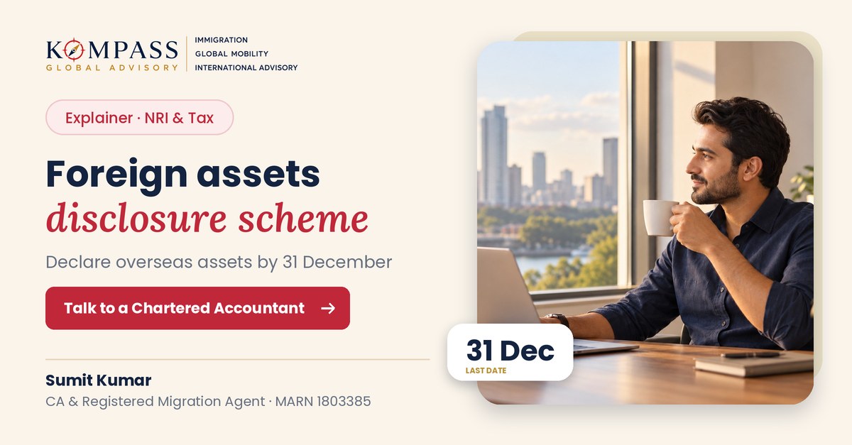 India Foreign Assets of Small Taxpayers Disclosure Scheme 2026 for NRIs and returning Indians
